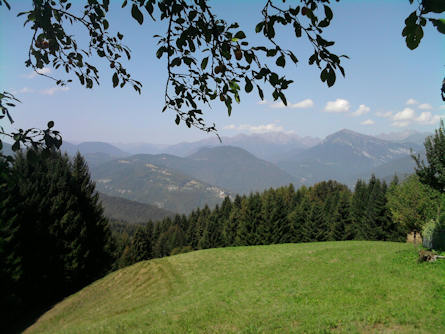  L'orizzonte da Cima Lan